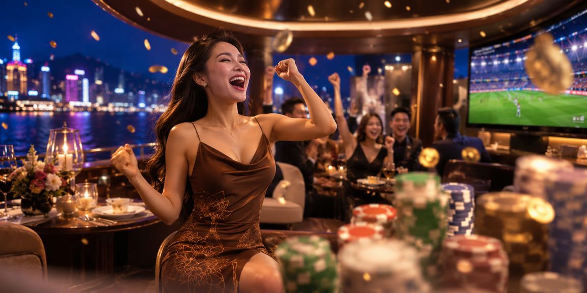 Khung cảnh người chơi thưởng thức casino và đặt cược jackpot tại Hạ Long